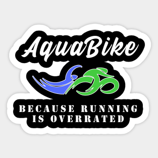 auquabike race Sticker